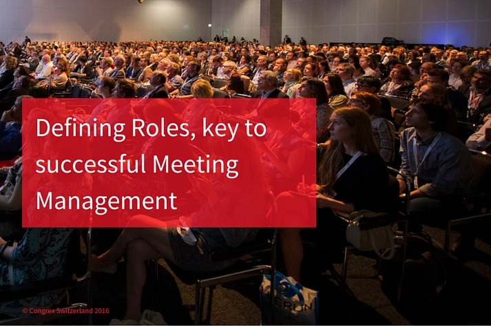 defining roles in meeting management