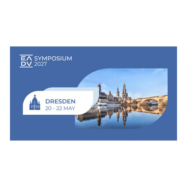 Logo of the EADV Symposium 2027 in Dresden, Germany