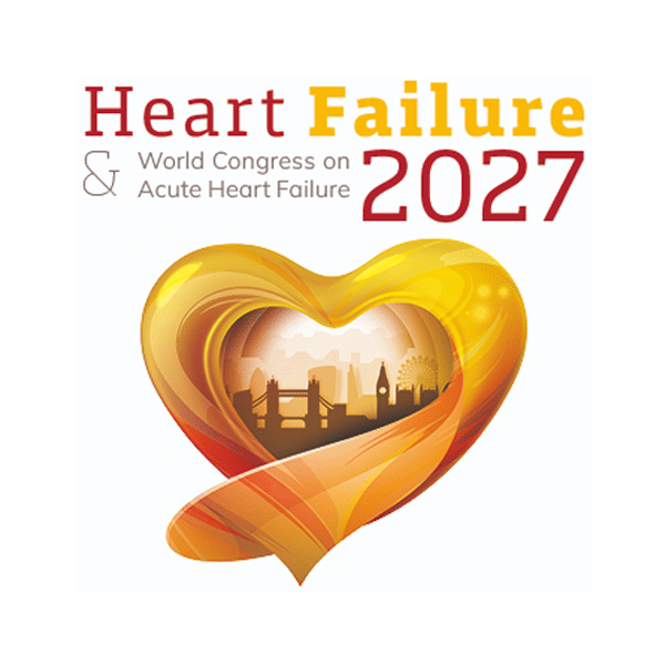 Logo of the ESC Heart Failure 2027 in London, UK